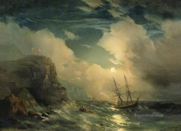 seascape 1856 Romantic Ivan Aivazovsky Russian Oil Paintings